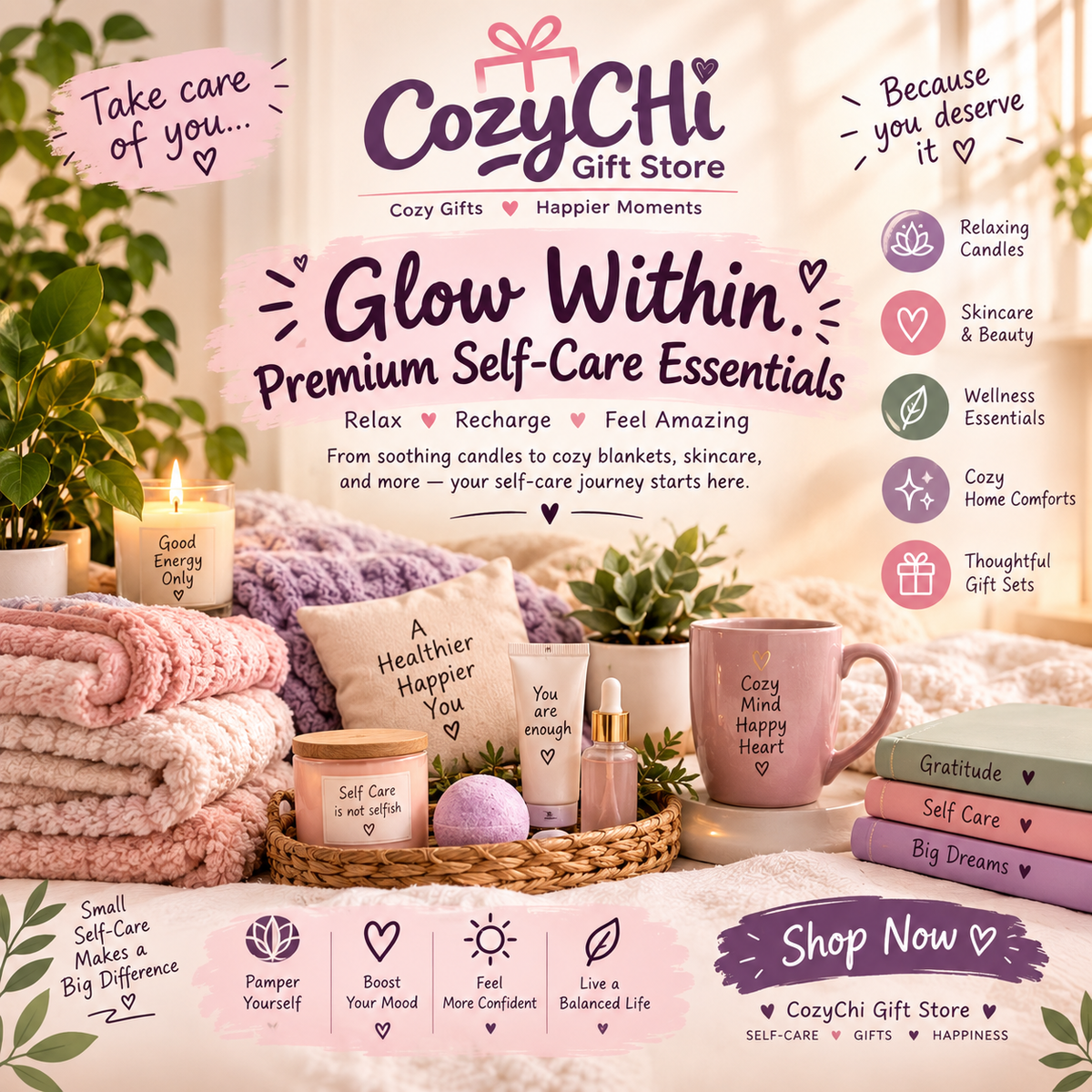 Glow Within: Premium Self-Care Essentials